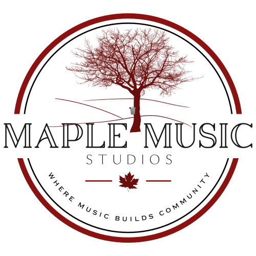 Maple Music Studios Logo, to the homepage
